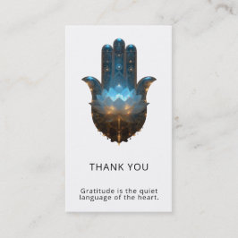 Lotus-Illumination | Hamsa-Hand-Design Visitenkarte