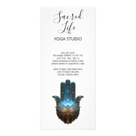 Lotus-Illumination | Hamsa-Hand-Design Werbekarte