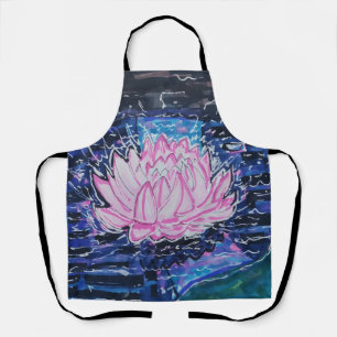 Lotus im dunklen Wasser Schürze