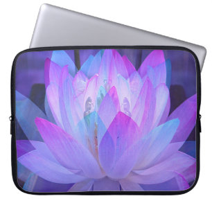 Lotus in Blau... Laptopschutzhülle