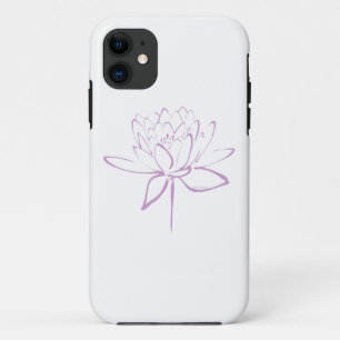 Lotus-Kalligraphie (Lavendel) Case-Mate iPhone Hülle