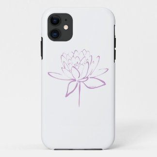 Lotus-Kalligraphie (Lavendel) Case-Mate iPhone Hülle