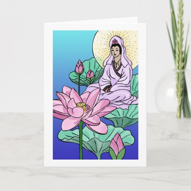 Lotus Karte (Vorderseite)