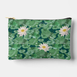 Lotus Lagoon Muster - Der weiße Lotus Zubehörtasche