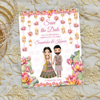 Lotus lanterns indische Hochzeit speichern das Dat