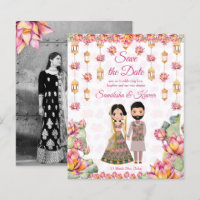 Lotus lanterns indische Hochzeit speichern das Dat