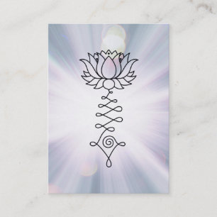 *~* Lotus Lavender Blue Rays Reiki Heilenergie Visitenkarte