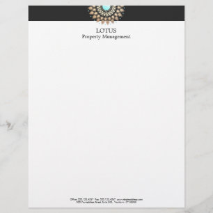 Lotus Letterhead Briefkopf