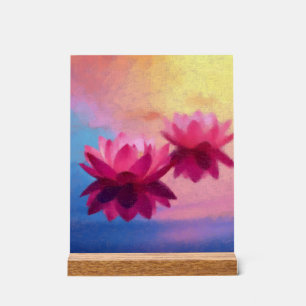 Lotus Liebe Acrylschild