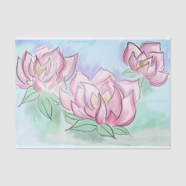 Lotus Light Seidenpapier (Vorderseite)