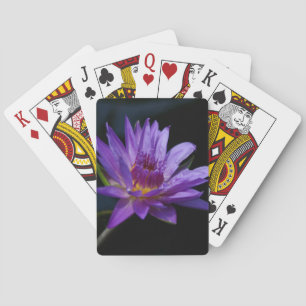 Lotus lila Wasserlilie Kartenspielen Spielkarten