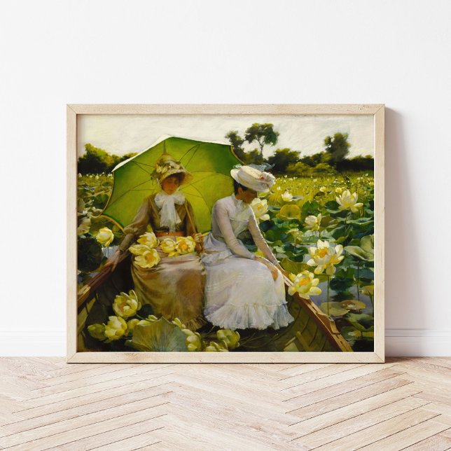 Lotus Lilies | Charles Courtney Curran Poster (Von Creator hochgeladen)