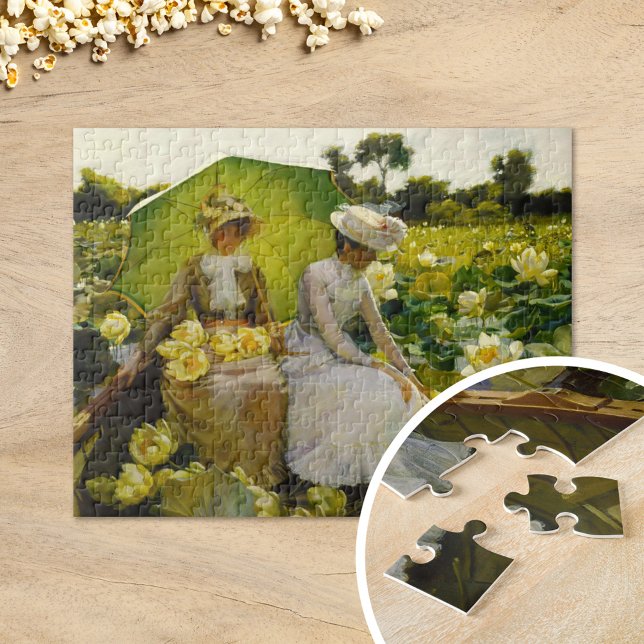 Lotus Lilies | Charles Courtney Curran Puzzle (Von Creator hochgeladen)