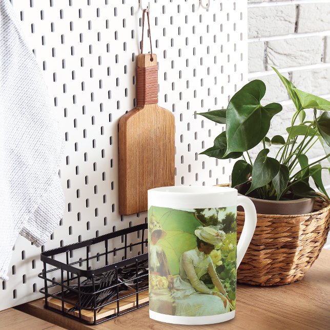 Lotus Lilies Landscape Charles Courtney Curran Prozellantasse (Von Creator hochgeladen)