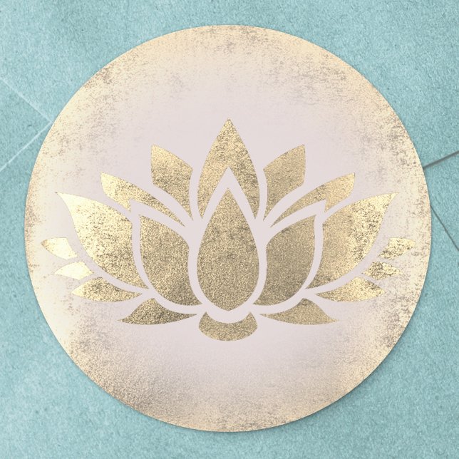 Lotus-Logo Runder Aufkleber (Von Creator hochgeladen)