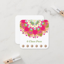 Lotus-Lotus-Yoga 6 Class-Loyalität Treuekarte