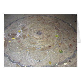 Lotus-Mandala an Fudō Tempel auf Mt. Kurama