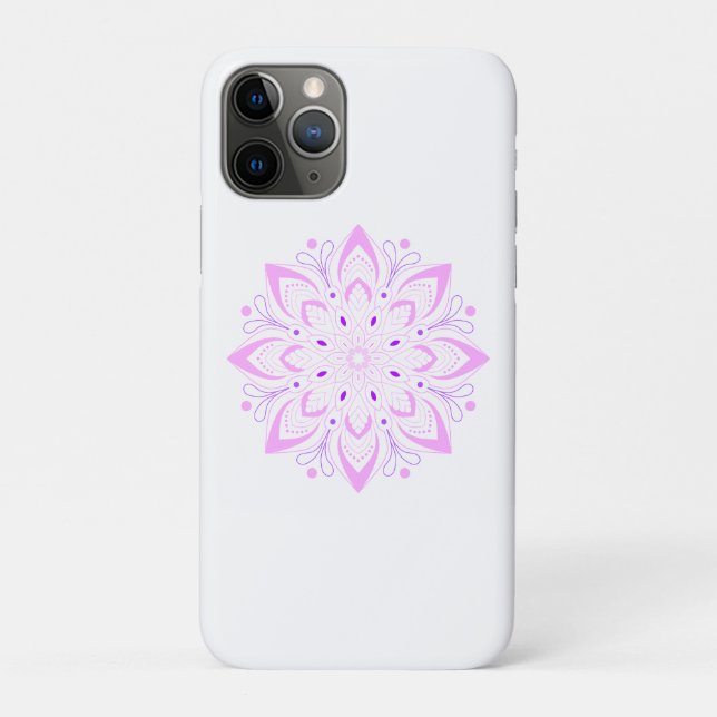 Lotus Mandala Design Case-Mate iPhone Hülle (Rückseite)