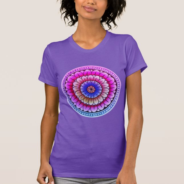 Lotus Mandala T-Shirt (Vorderseite)