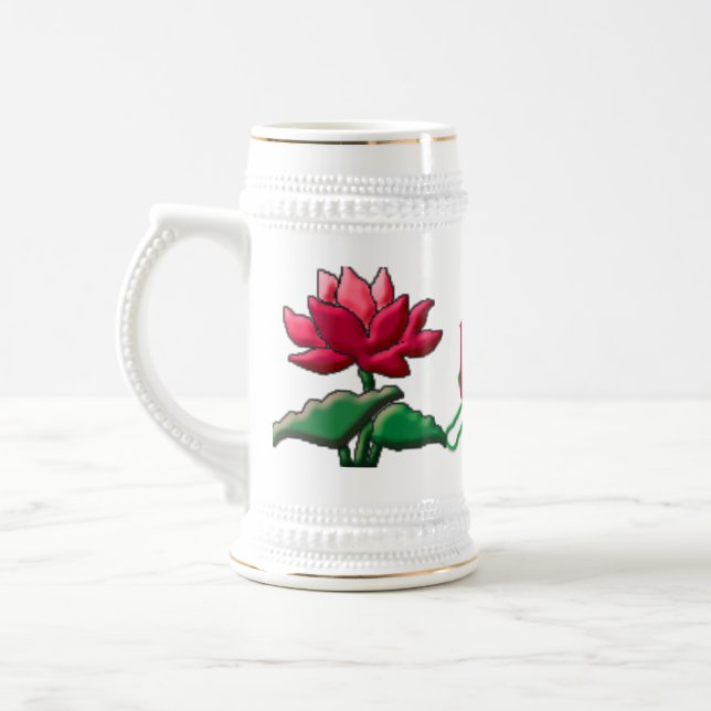 Lotus Mod stein Bierglas (Links)