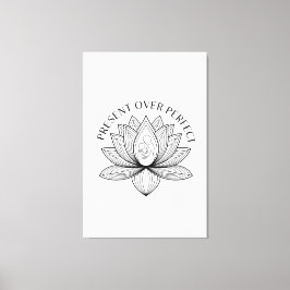 Lotus Mother Child Present Mantra Art Leinwanddruck