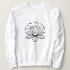 Lotus Mother Child Present Mantra Art Sweatshirt