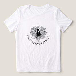 Lotus Mother Child Present Mantra Art Tri-Blend Shirt