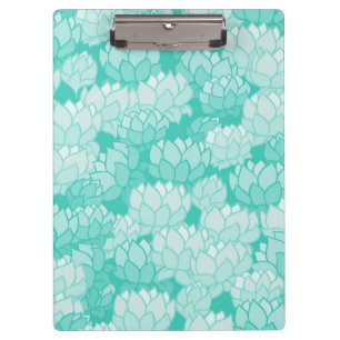 Lotus-Muster 2 Klemmbrett