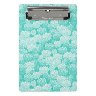 Lotus-Muster 2 Mini Klemmbrett