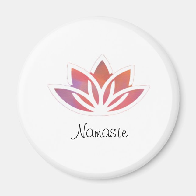 Lotus Namaste Magnet (Vorne)