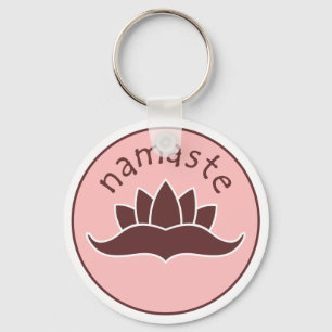Lotus Namaste Schlüsselanhänger