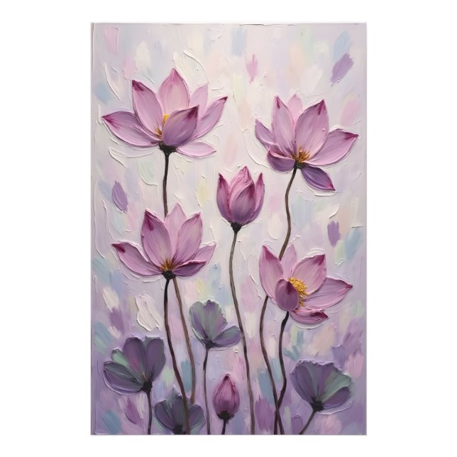 Lotus – Oil Painting Fotodruck (Vorne)