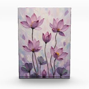 Lotus – Ölmalerei Fotoblock