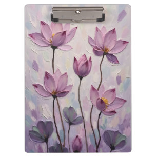 Lotus – Ölmalerei Klemmbrett