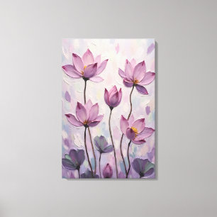 Lotus – Ölmalerei Leinwanddruck