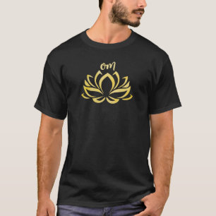 Lotus Om Gold T-Shirt