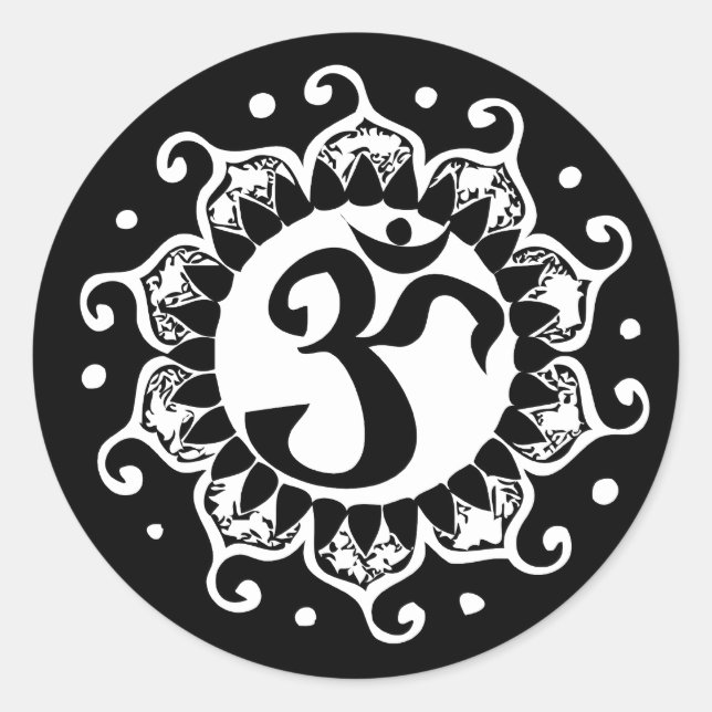 Lotus OM Round Stickers (Vorderseite)