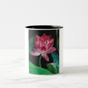 Lotus painting Tasse