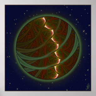 Lotus-Pferdemond Poster
