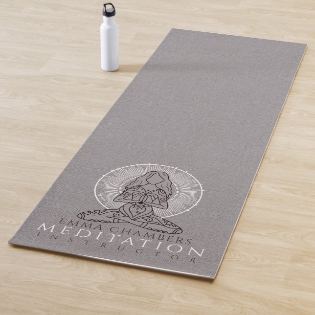 Lotus Pose Yoga Practice Mat Yogamatte (Beispiel)