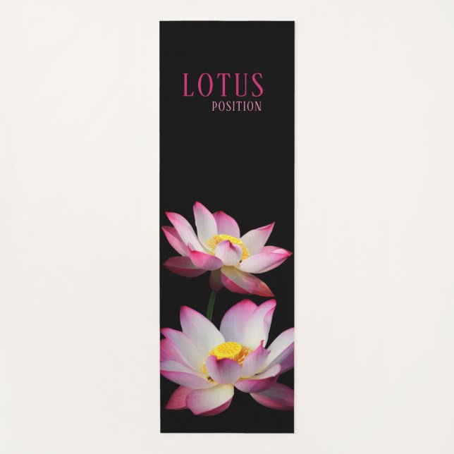 Lotus Position - Yoga Mat Yogamatte (Vorderseite)
