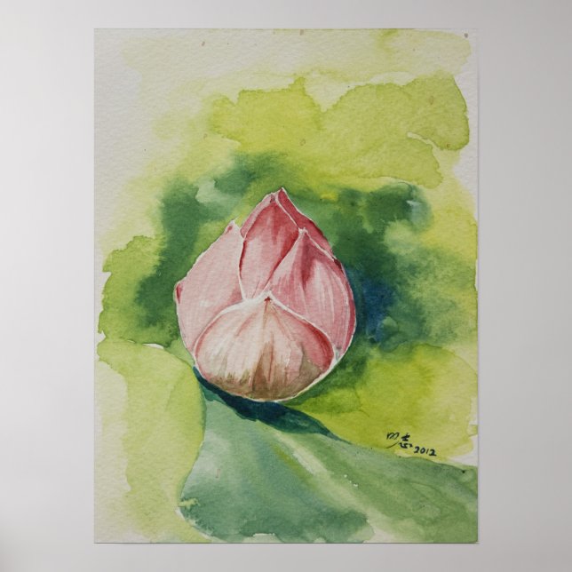 Lotus-Poster Poster (Vorne)
