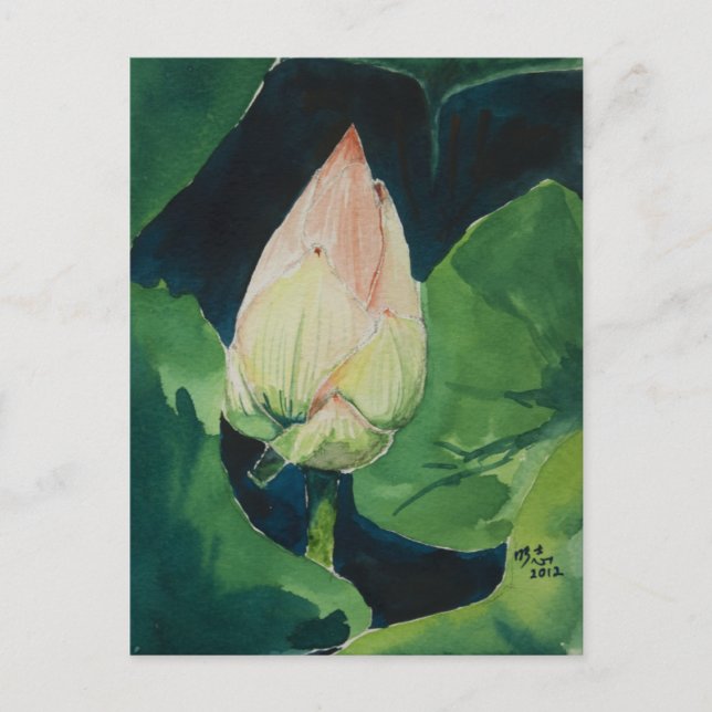 Lotus-Postkarte Postkarte (Vorderseite)