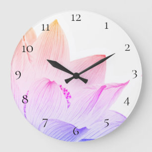 *~* Lotus Reiki Yoga Energy Healer Light Filled Große Wanduhr