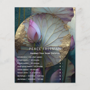 Lotus Reverie   Lotus-Blumendesign Flyer