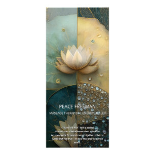 Lotus Reverie Lotus-Blumendesign Werbekarte
