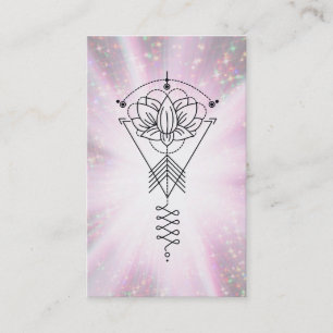 *~* Lotus-Schein Stammes- heilende Reiki Strahlen Visitenkarte