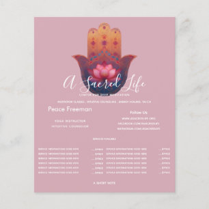 Lotus-Segen   Hamsa-Hand Flyer