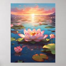 Lotus Serenity bei Sunset