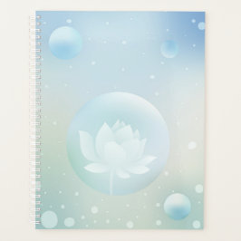 Lotus Serenity Hardcover Daily Planner Planer